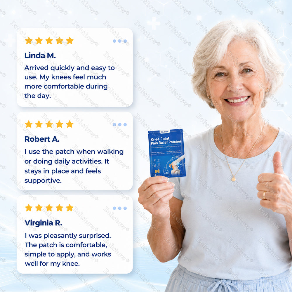 🏆𝐎𝐟𝐟𝐢𝐜𝐢𝐚𝐥 𝐔𝐒 𝐒𝐭𝐨𝐫𝐞-🎉Limited Time Offer⏳Healrize® Knee Joint Pain Relief Patches-Soothes Inflammation, Reduces Pain,  Boosts Recovery-🔥Bestseller - 🌍 Global Shipping