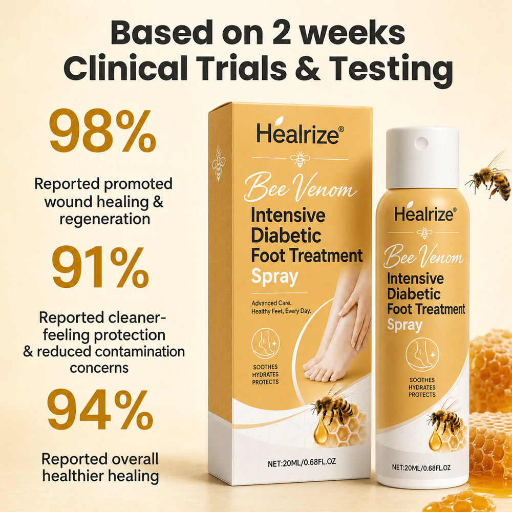 🎉Limited-time discount🎉Healrize®Bee Venom Intensive Diabetic Foot Treatment Spray🔥89K+SOLD🔥