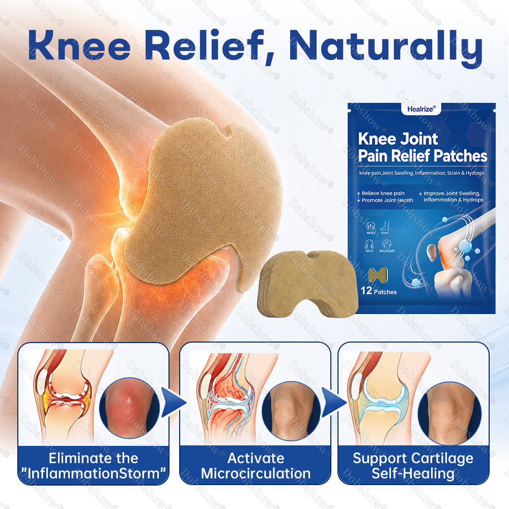 🏆𝐎𝐟𝐟𝐢𝐜𝐢𝐚𝐥 𝐔𝐒 𝐒𝐭𝐨𝐫𝐞-🎉Limited Time Offer⏳Healrize® Knee Joint Pain Relief Patches-Soothes Inflammation, Reduces Pain,  Boosts Recovery-🔥Bestseller - 🌍 Global Shipping