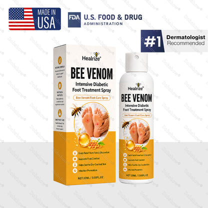 🎊Special limited-time discount-Healrize® Bee Venom Intensive Diabetic Foot Treatment Spray🔥Best Seller🔥