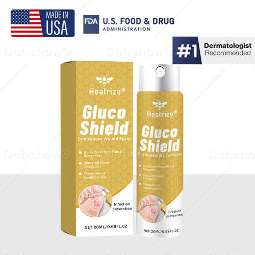 ✨Best Seller🔥Healrize® GlucoShield Bee Venom Wound Spray 🎉Special limited-time discount