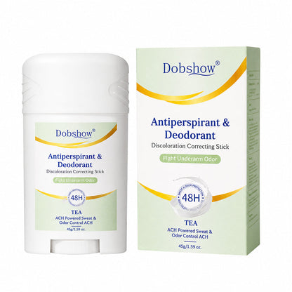 🎉Special limited-time discount🎉Dobshow®  Antiperspirant & Deodorant Discoloration Correcting Stick-Sweat Control, Targeted Bacterial Eradication,100% Anti-Stain Invisible Shield, Discoloration Correcting🔥Best Seller🔥