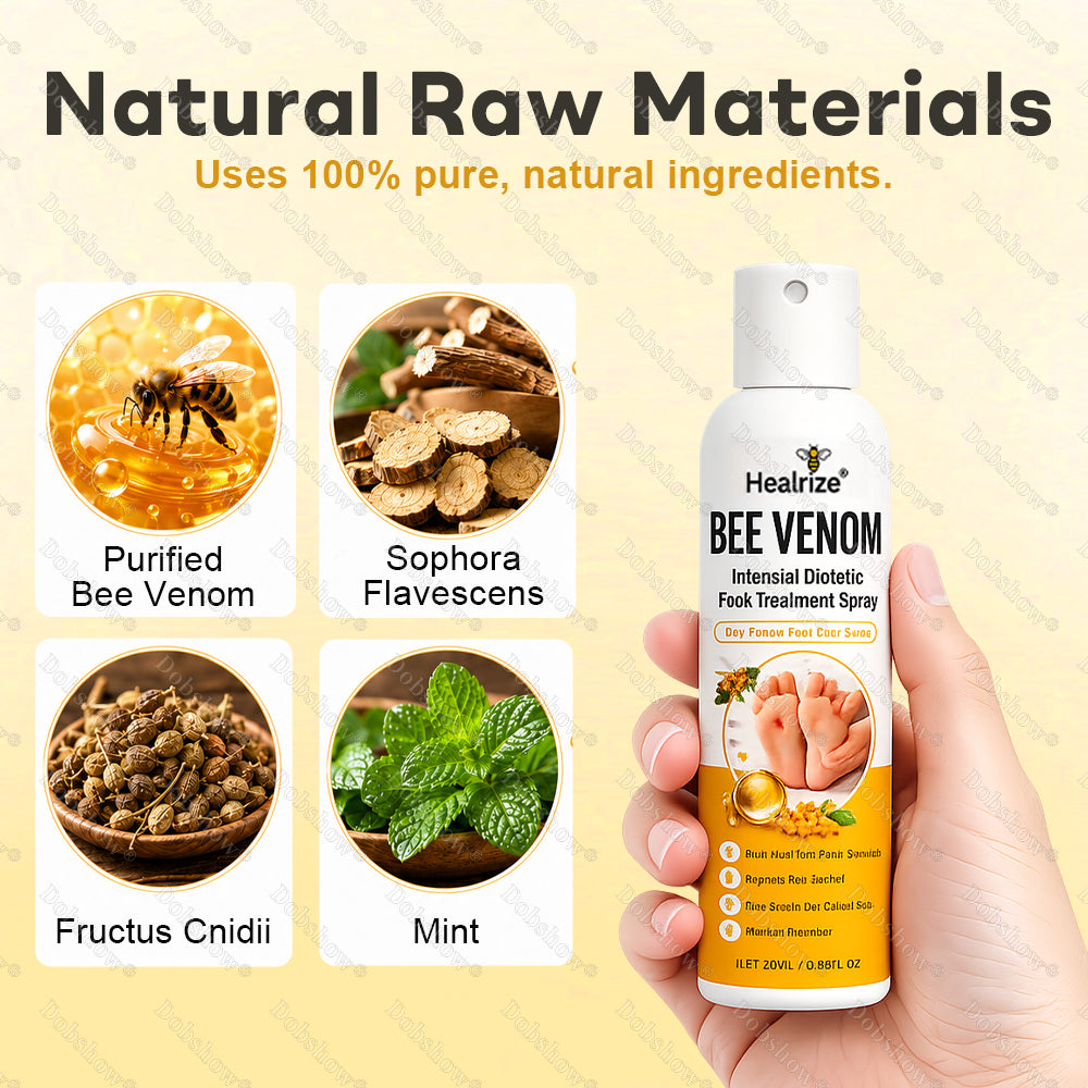 🎊Special limited-time discount-Healrize® Bee Venom Intensive Diabetic Foot Treatment Spray🔥Best Seller🔥