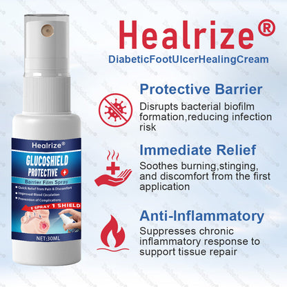 `Healrize®  GlucoShield Protective Barrier Film Spray