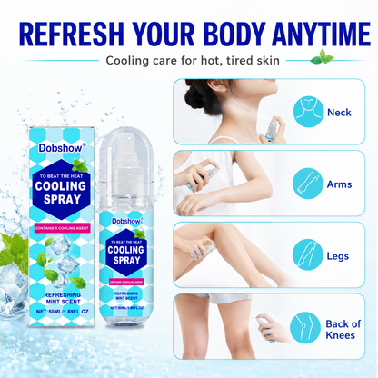 Dobshow® Body Cooling Spray,Cool Spray for Summer