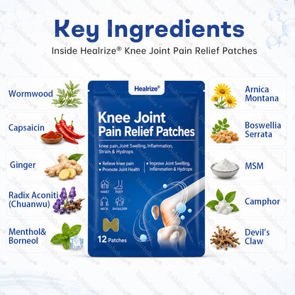 🏆𝐎𝐟𝐟𝐢𝐜𝐢𝐚𝐥 𝐔𝐒 𝐒𝐭𝐨𝐫𝐞-🎉Limited Time Offer⏳Healrize® Knee Joint Pain Relief Patches-Soothes Inflammation, Reduces Pain,  Boosts Recovery-🔥Bestseller - 🌍 Global Shipping