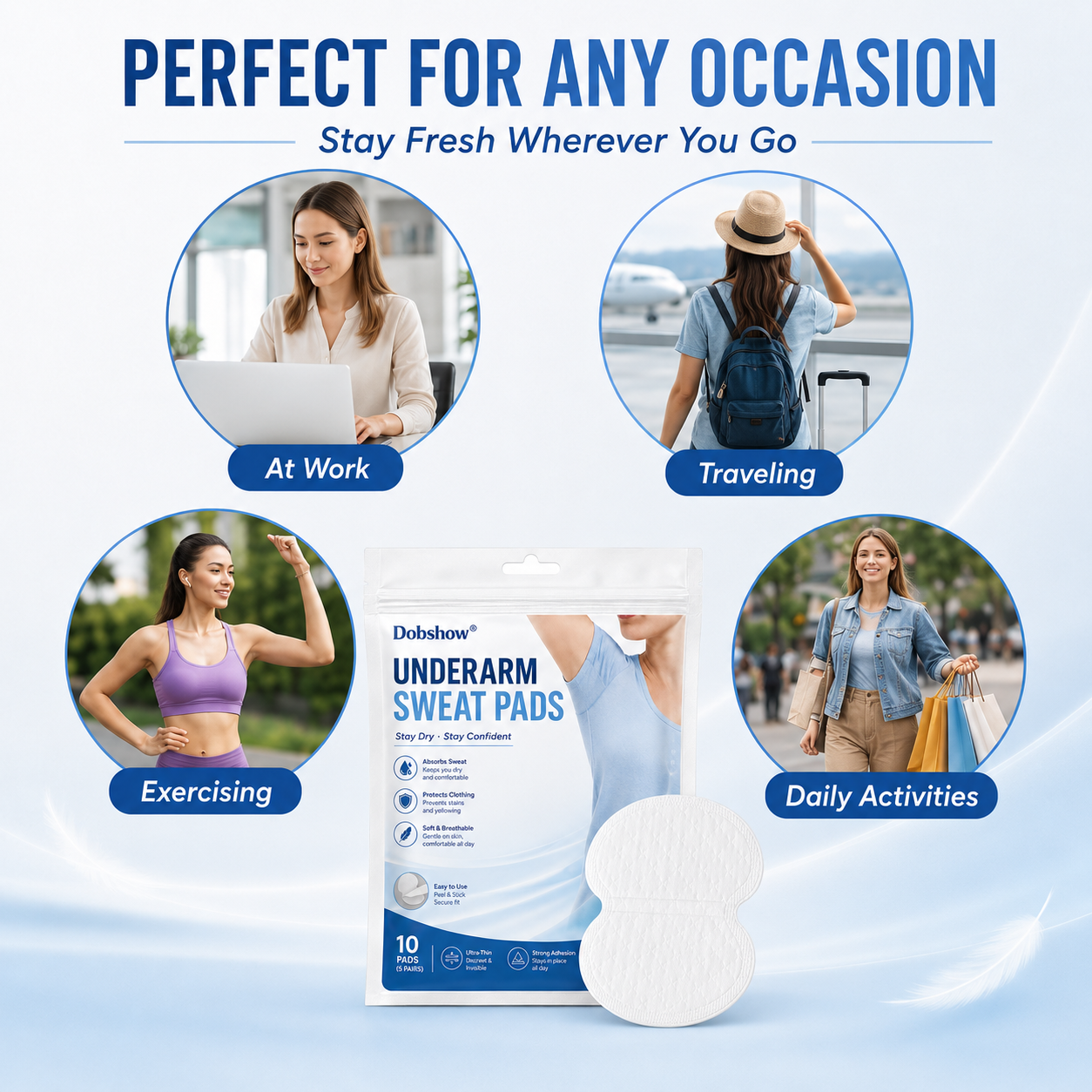 Dobshow® Underarm Sweat Pads