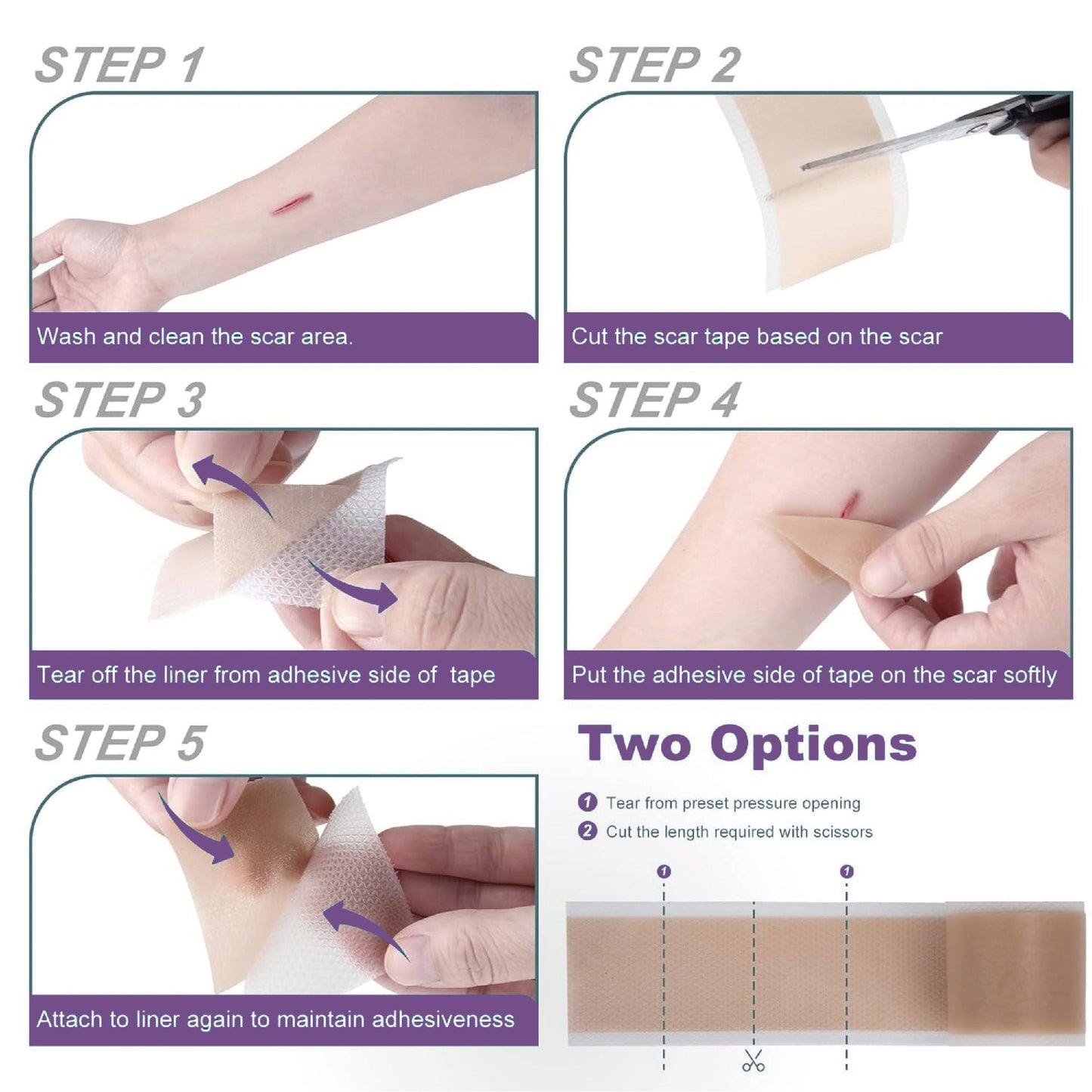 `Dobshow® Silicone Scar Gel Sheet Roll